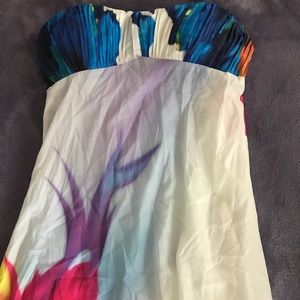 Strapless dress size medium runs large